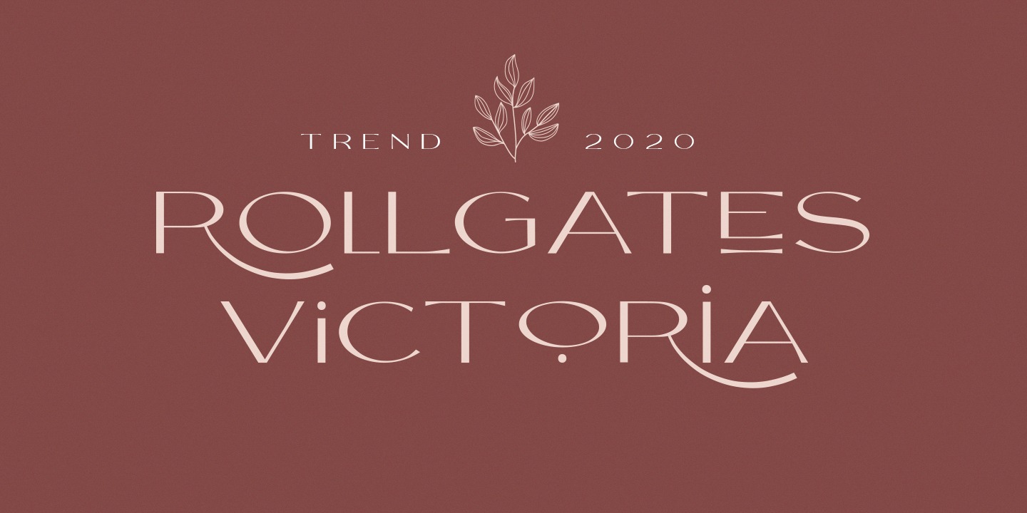 Rollgates Victoria Font preview